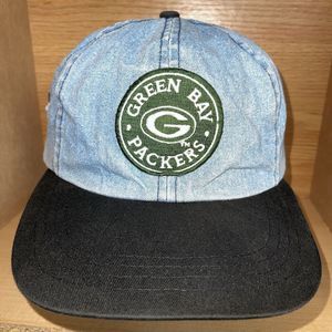Green Bay Packers Denim and Black Snapback Hat
